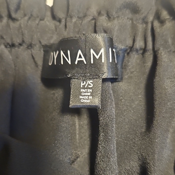 Dynamite Black Ruffled Mini Dress - Picture 2 of 2